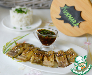 Камбала жареная по-корейски