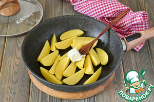 Пеленгас, тушеный с картошкой и овощами